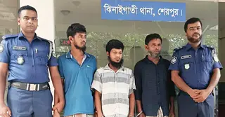শেরপুরে সাংবাদিকের ওপর হামলার ঘটনায় গ্রেপ্তার ৩
